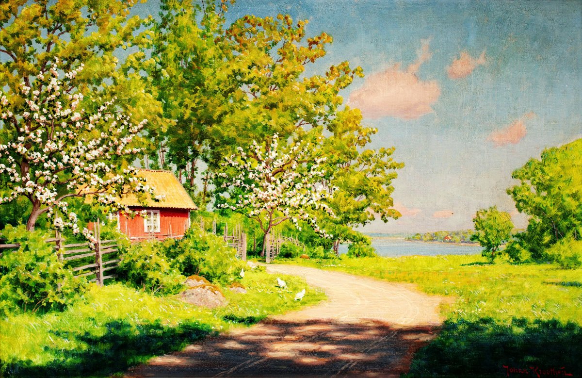 Солнечный день в деревне