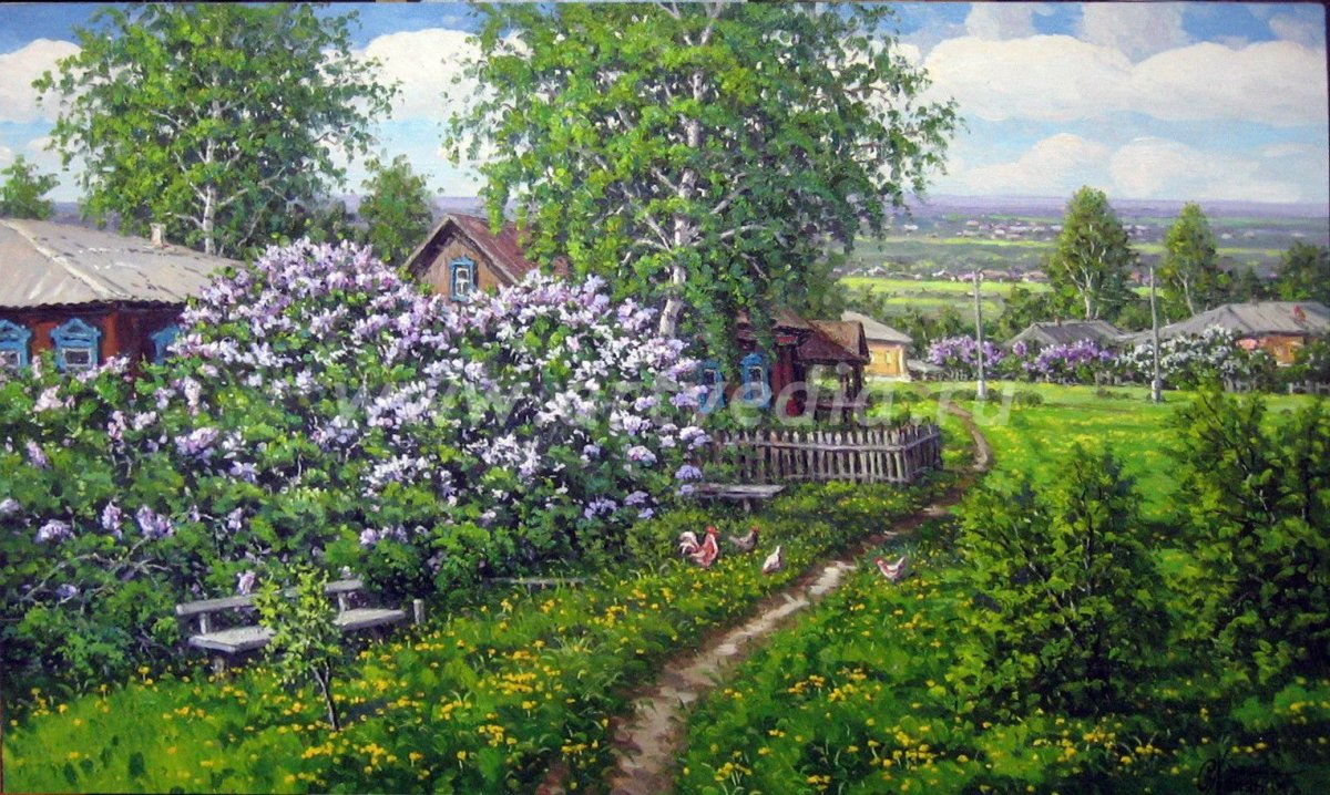 Художник Сергей Хананин лето