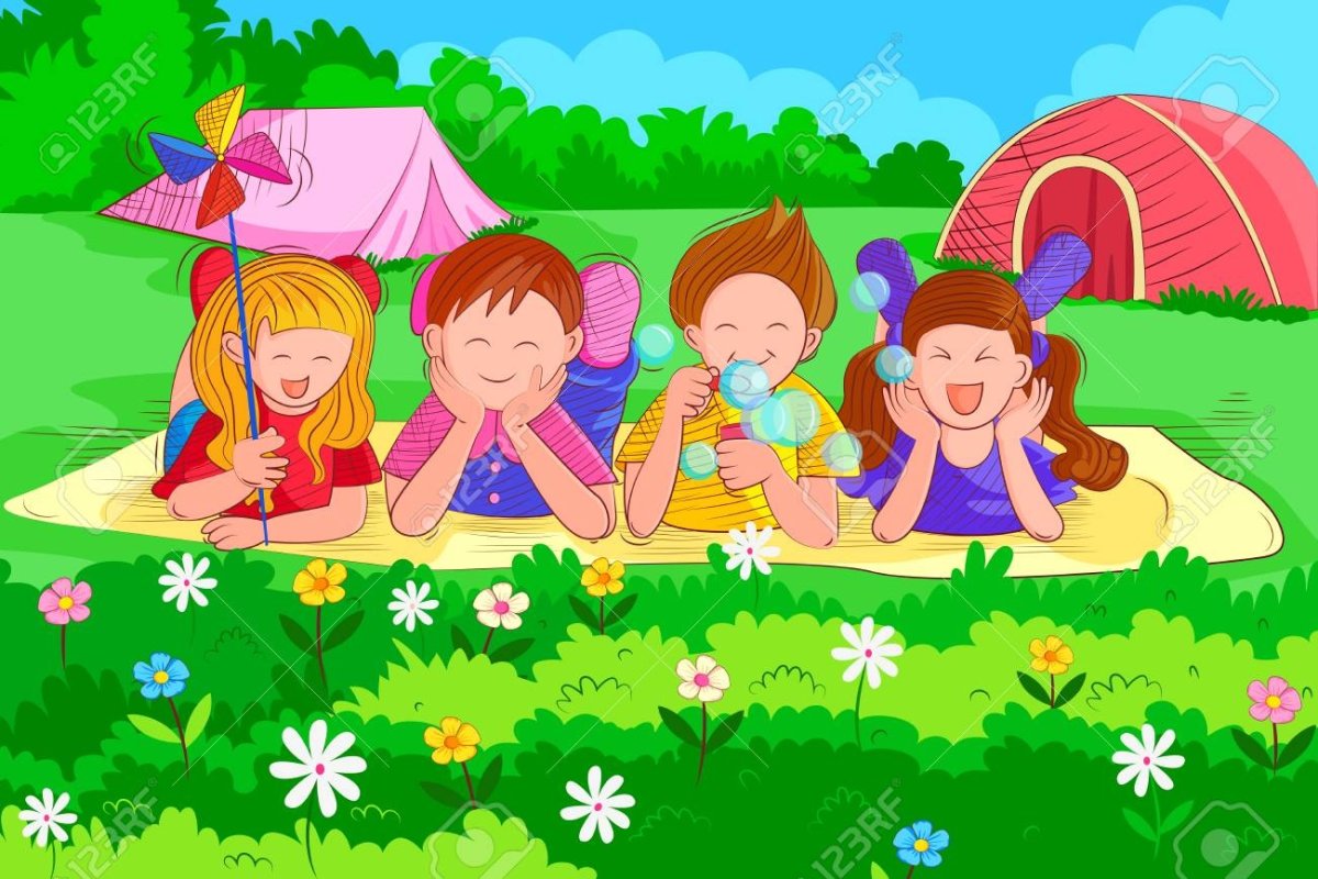 Летние каникулы мультяшные