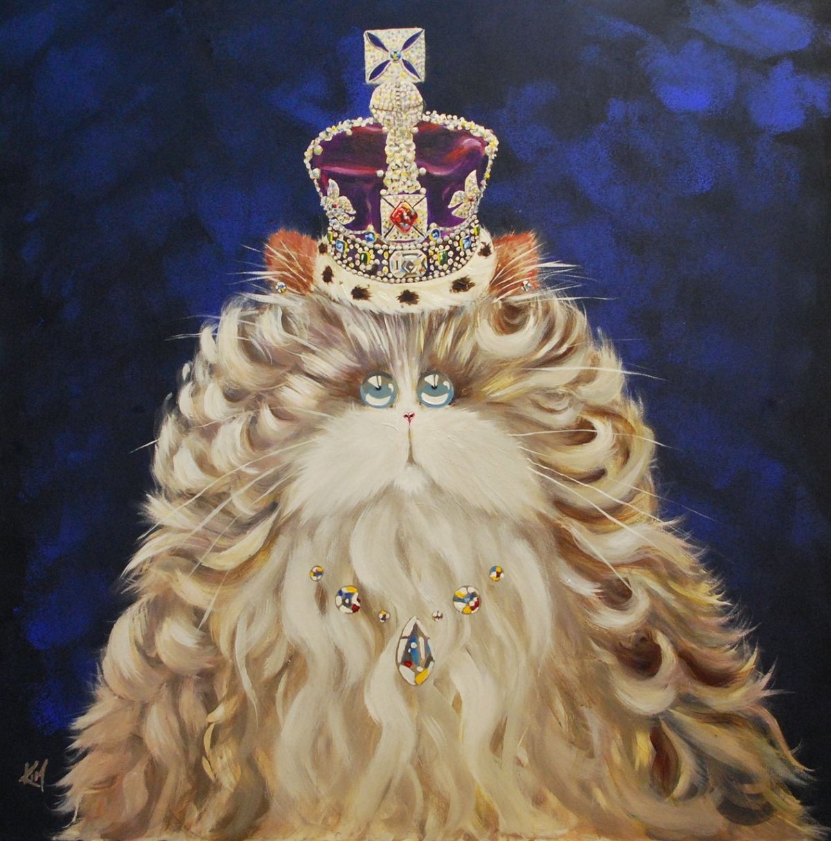 Котик с короной
