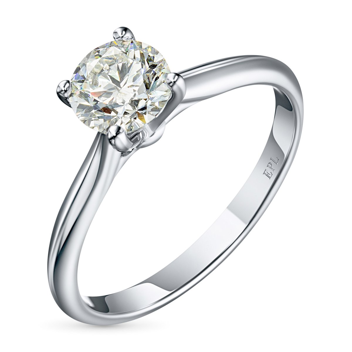 Кольцо из белого золота с бриллиантом э0901кц02159600