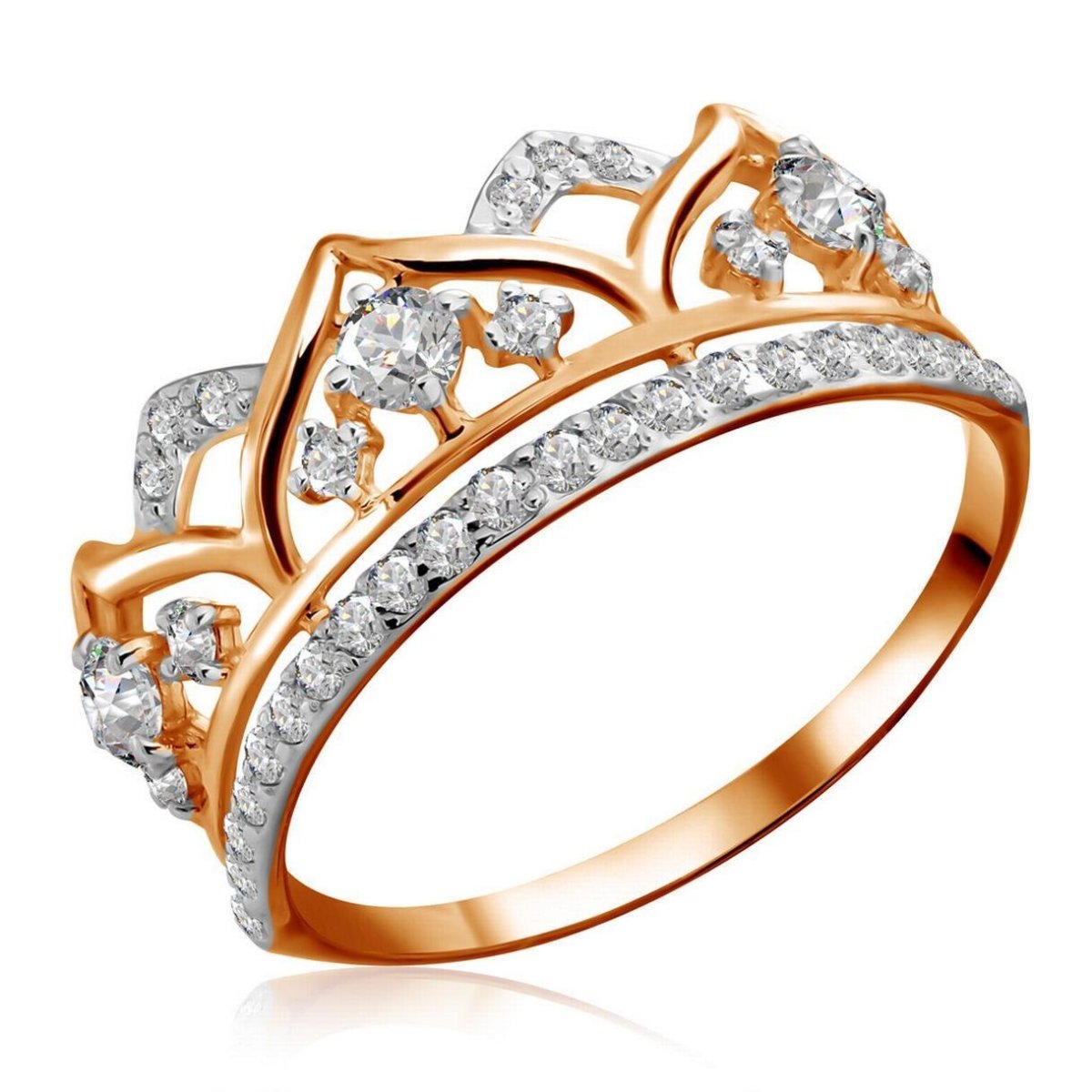 Кольца обручальные Тиффани белое золото