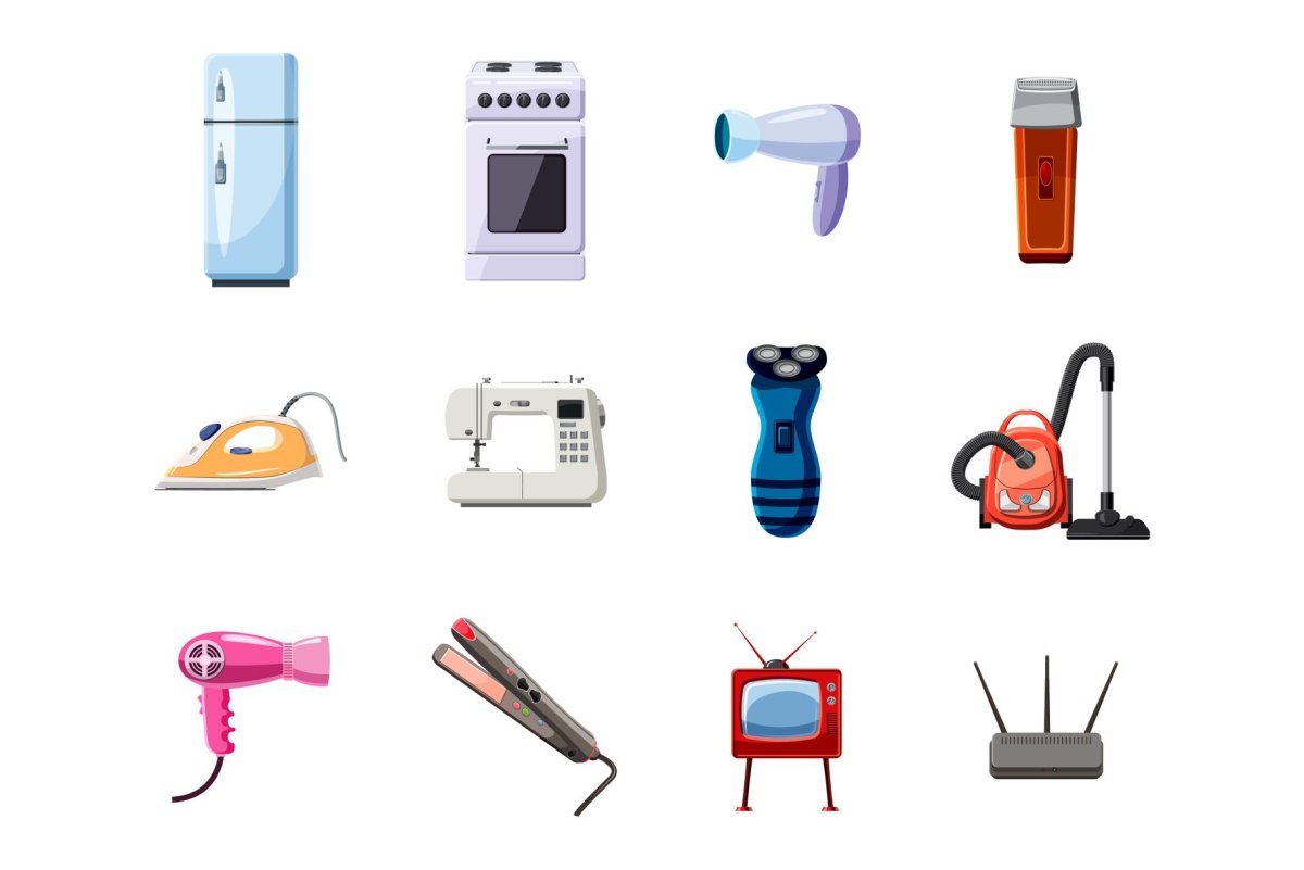 Иконки бытовых предметов