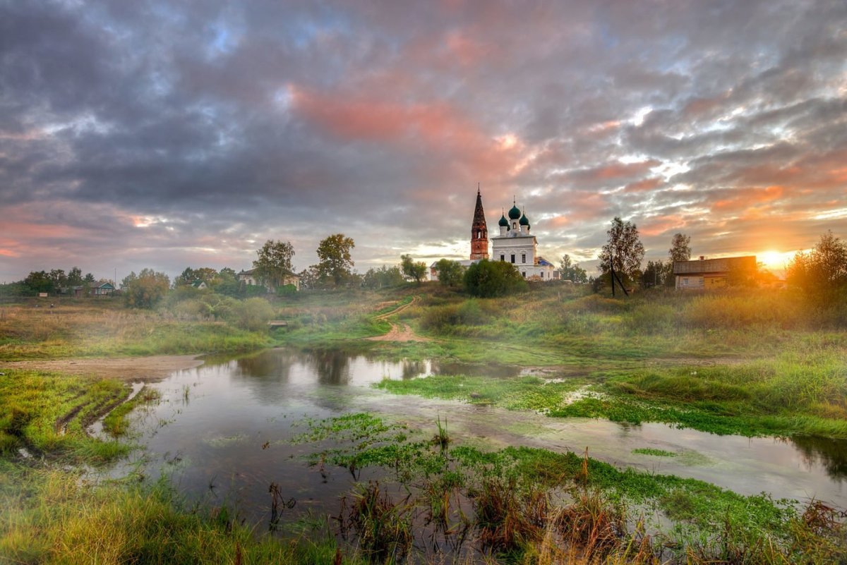 Деревенская Церковь Есенинская Русь