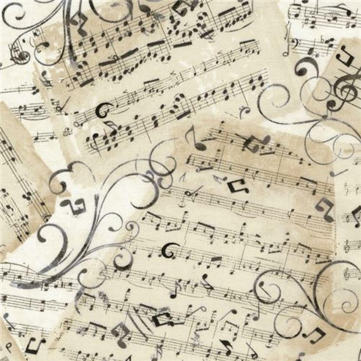 Ноты на бумаге