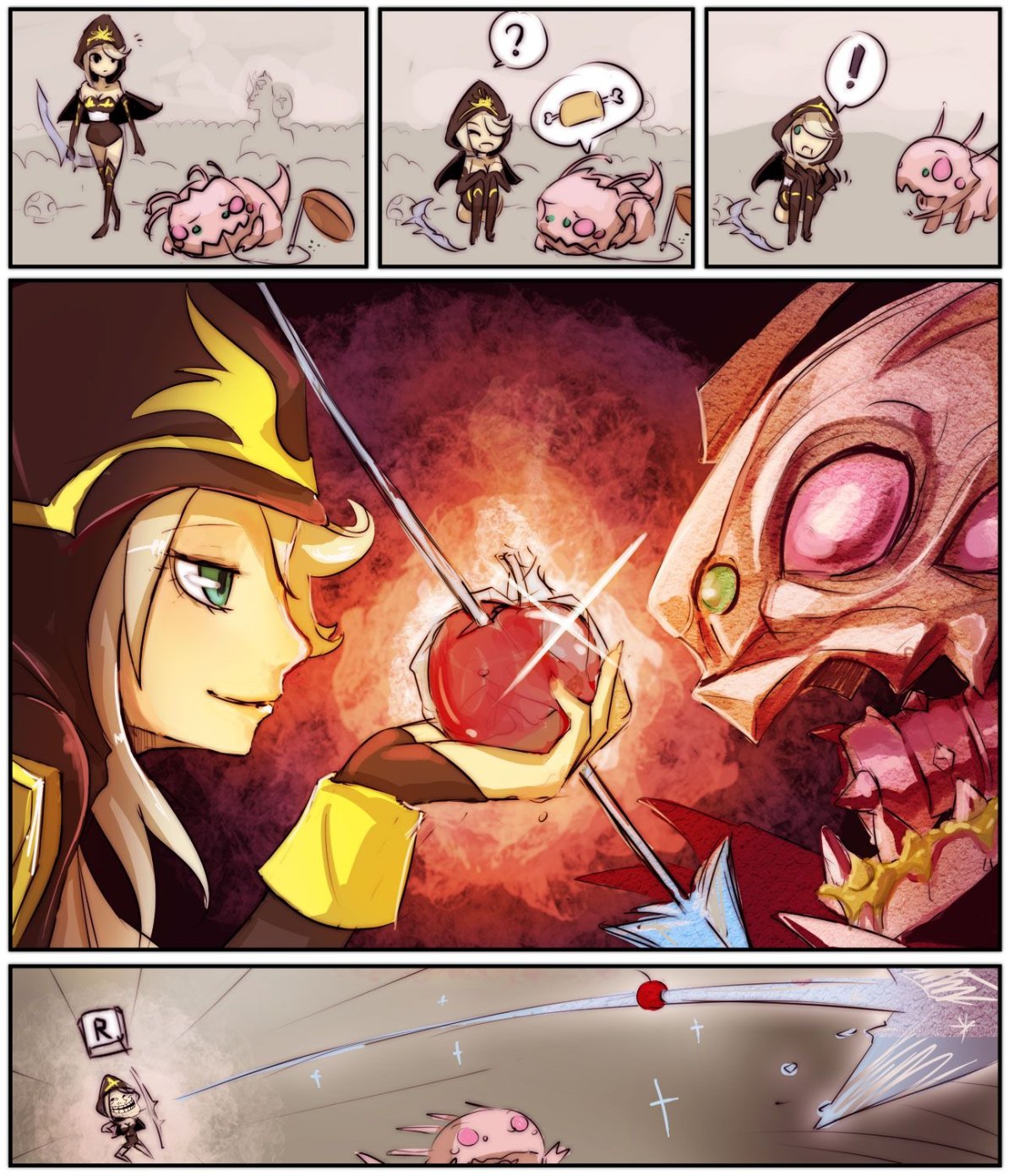 Лига легенд смешные комиксы