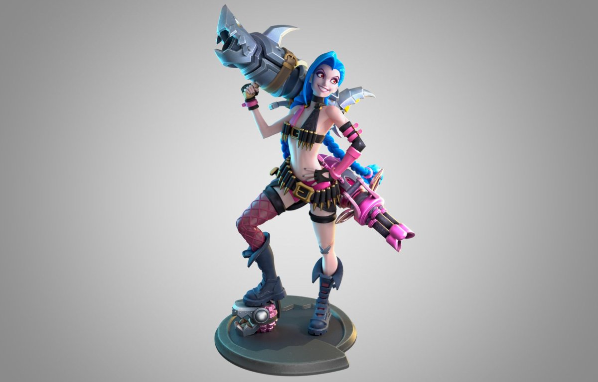 Jinx League of Legends моделька