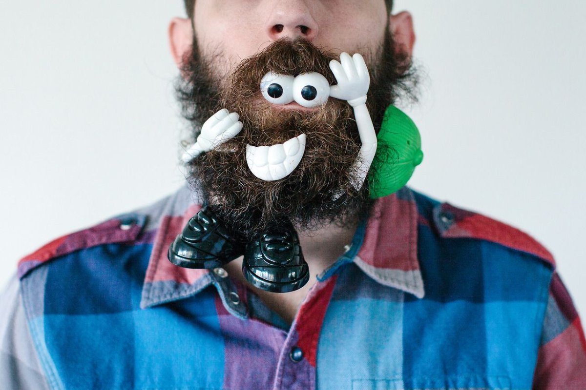 Смешная борода у мужчин