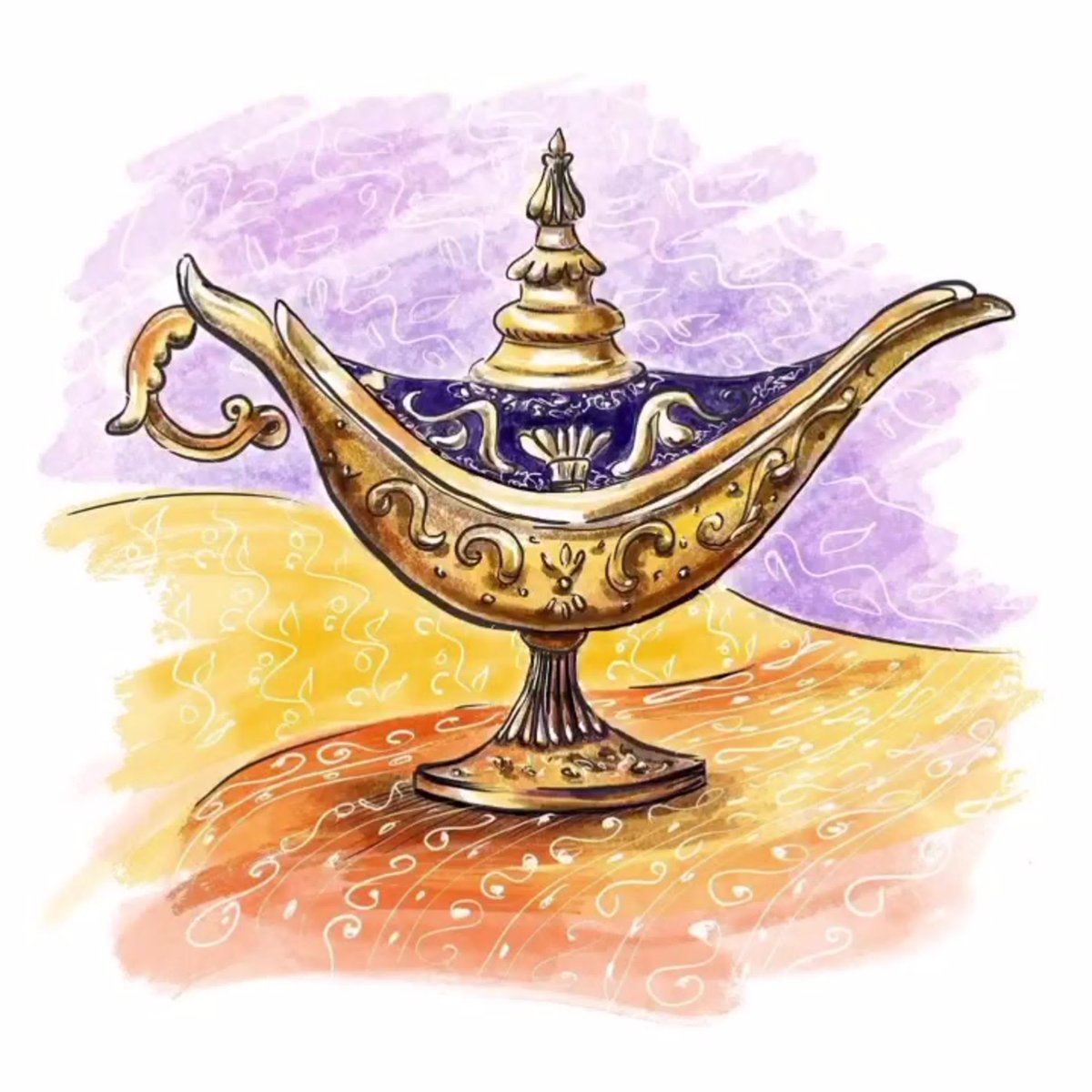 Золотая лампа Аладдина