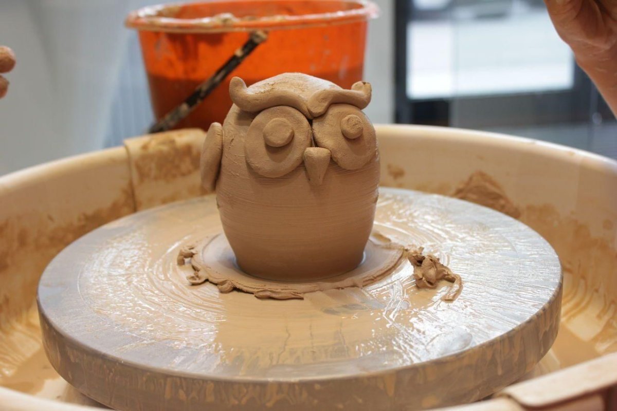 Изделия из глины на гончарном круге
