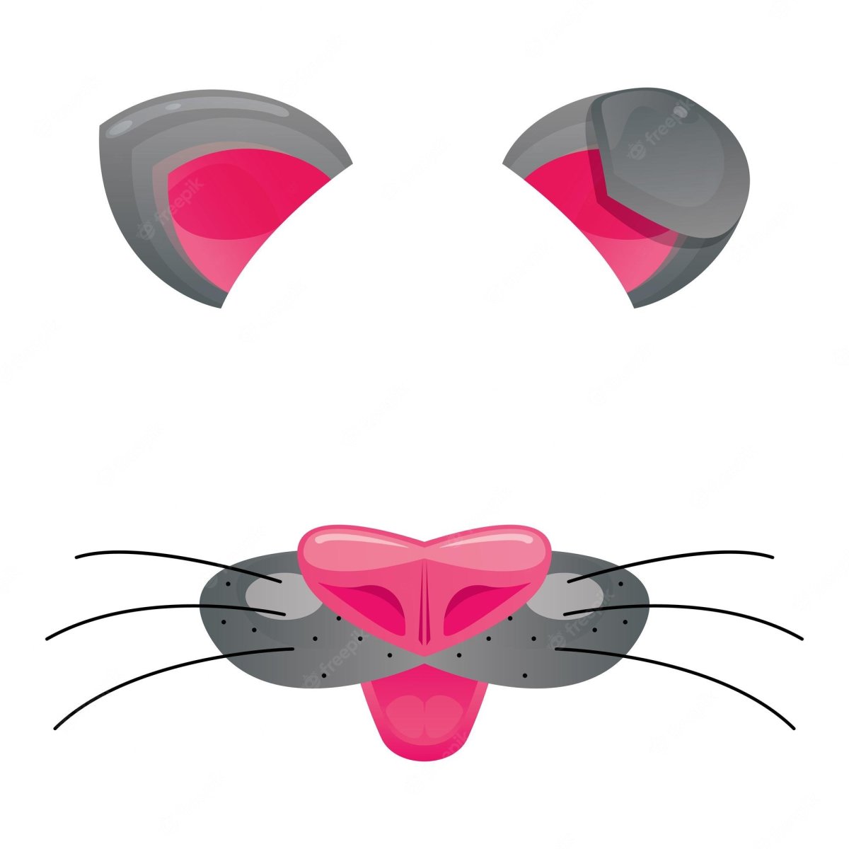 Ушки и носик кошки