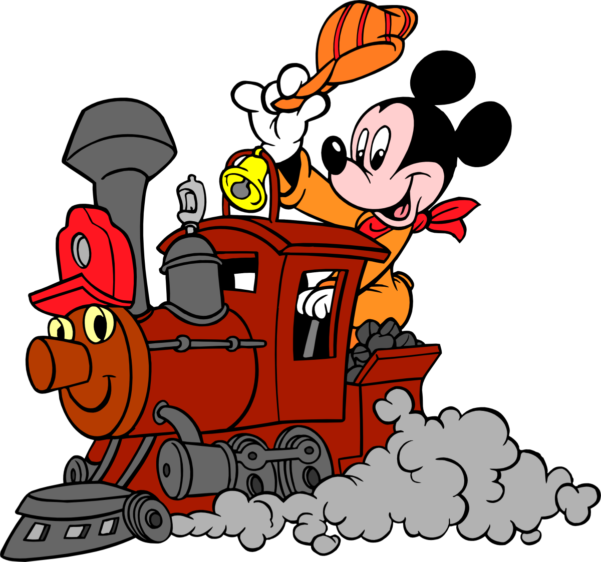 Микки Маус машинист
