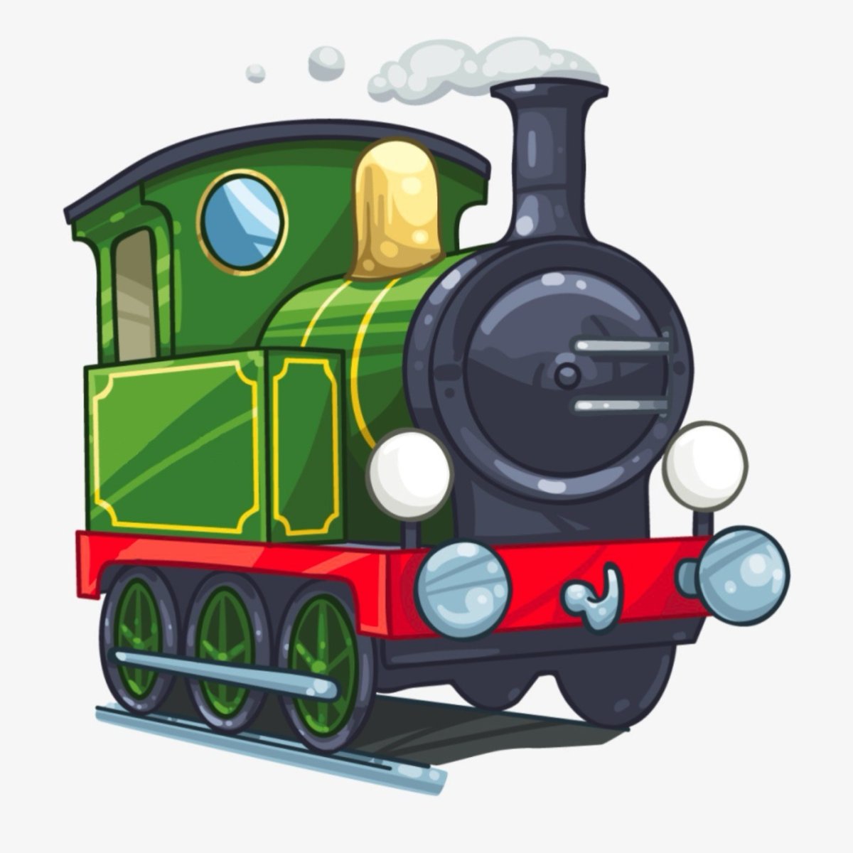 Поезд мультяшный