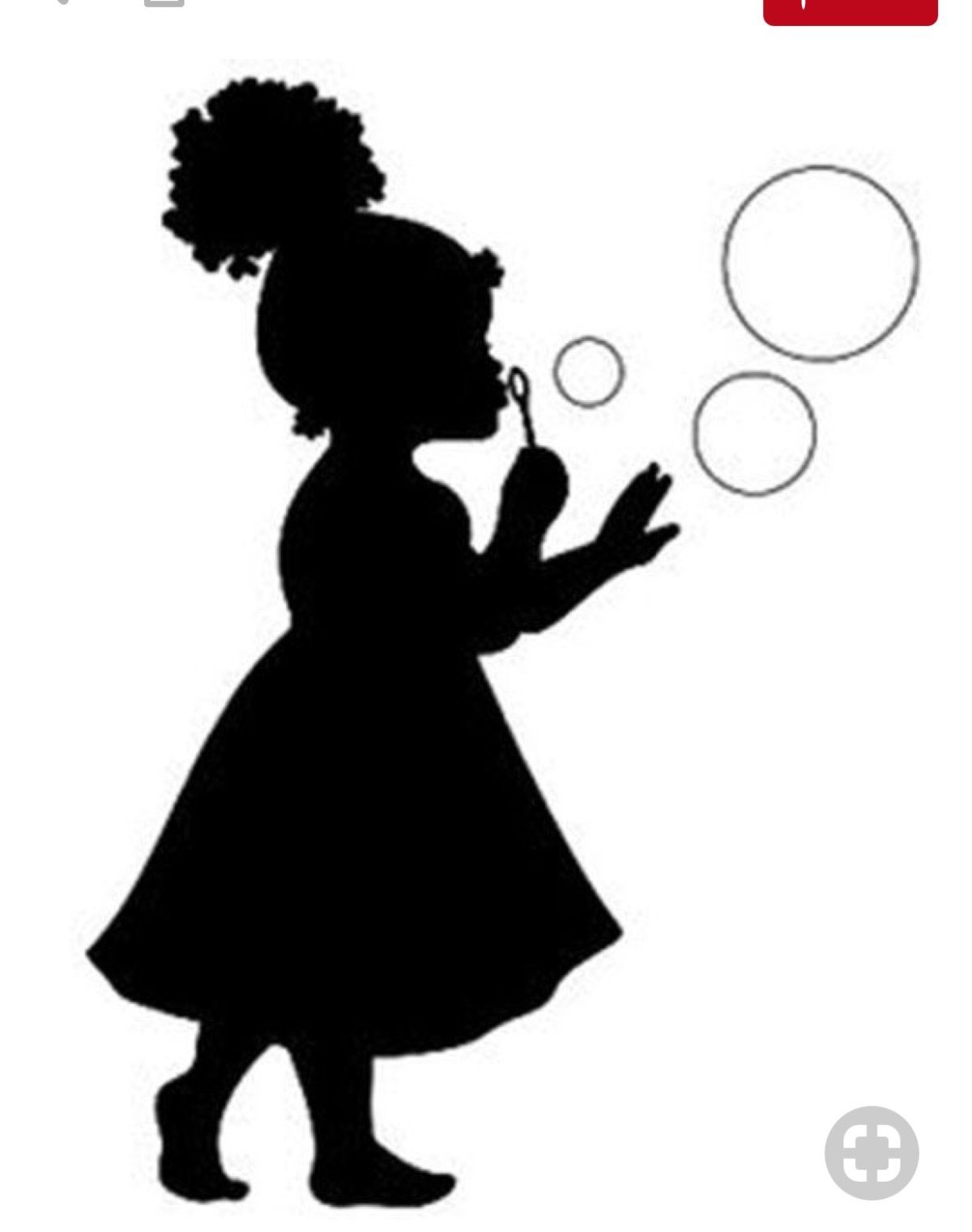 Любознательные дети силуэт