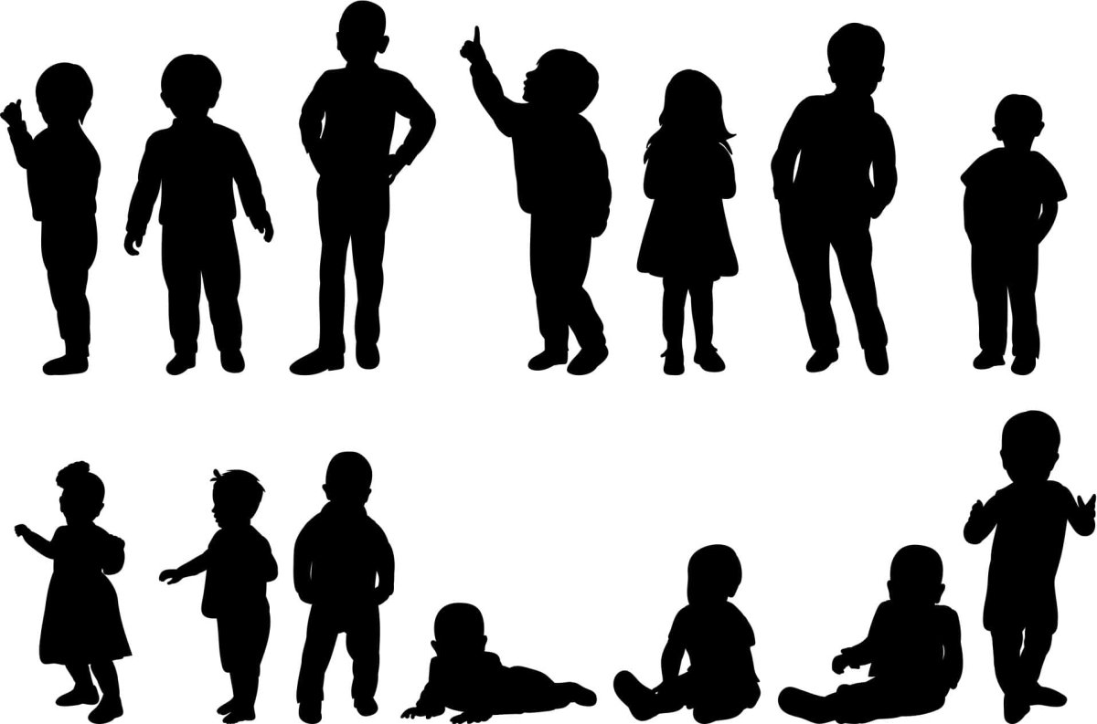 Силуэт ребенка