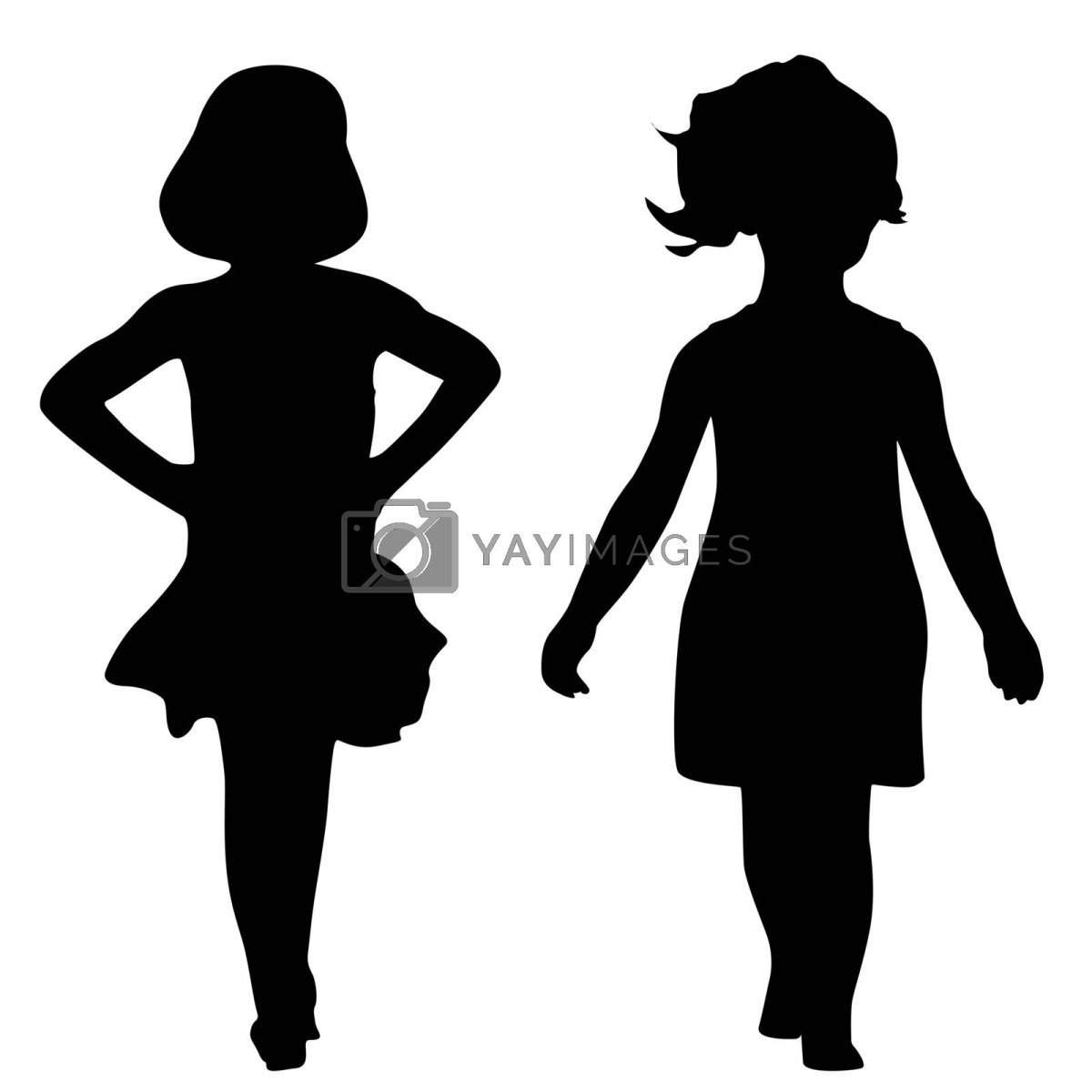 Женщина с ребенком за руку