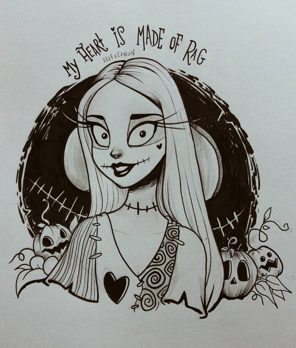 Тим Бертон рисунки Дисней