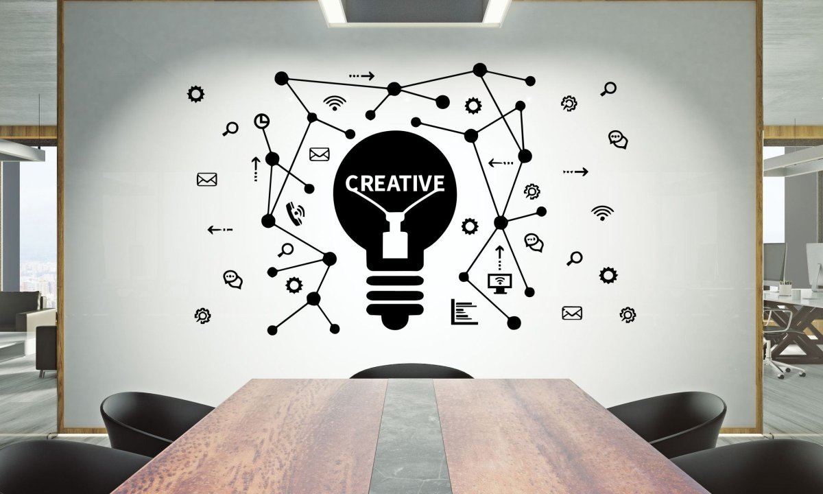 Наклейки на стену офисные