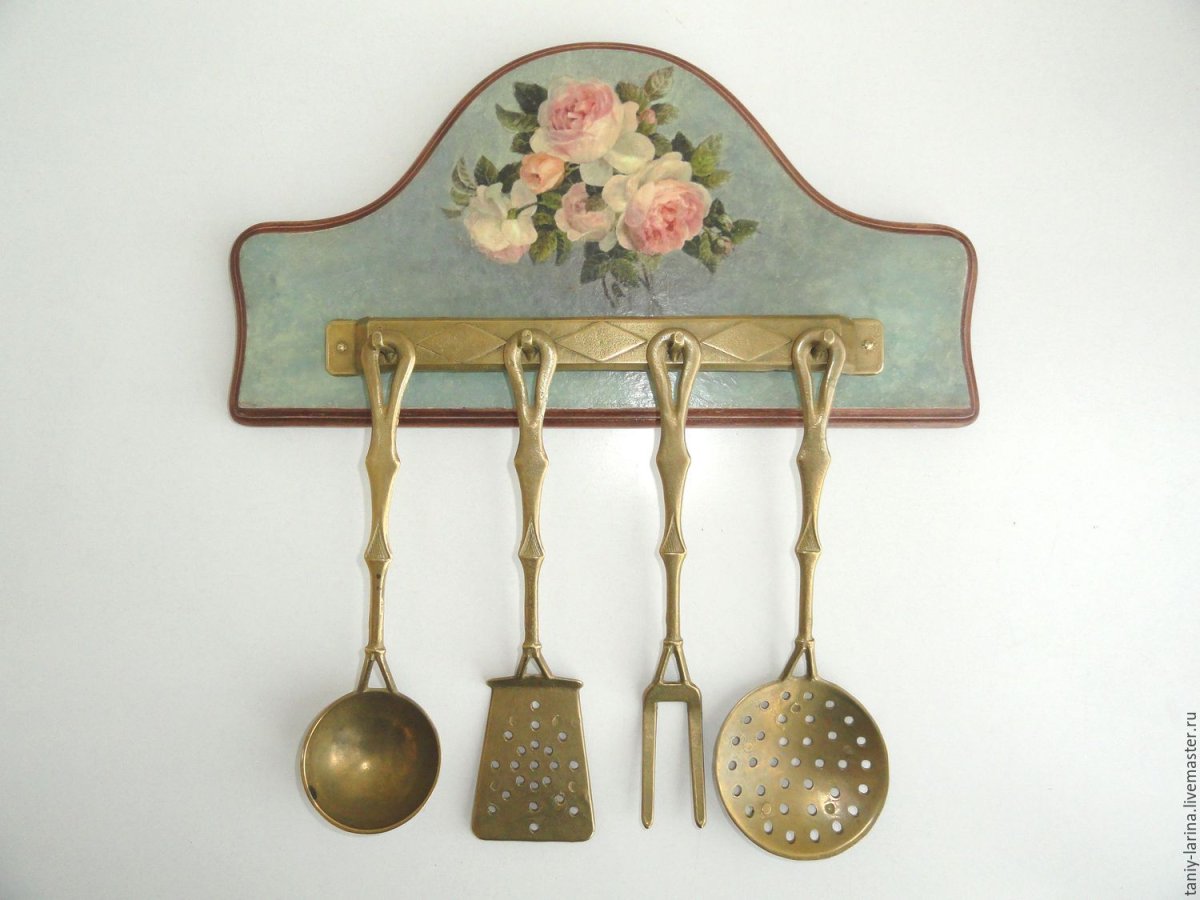 Кухонная утварь из латуни