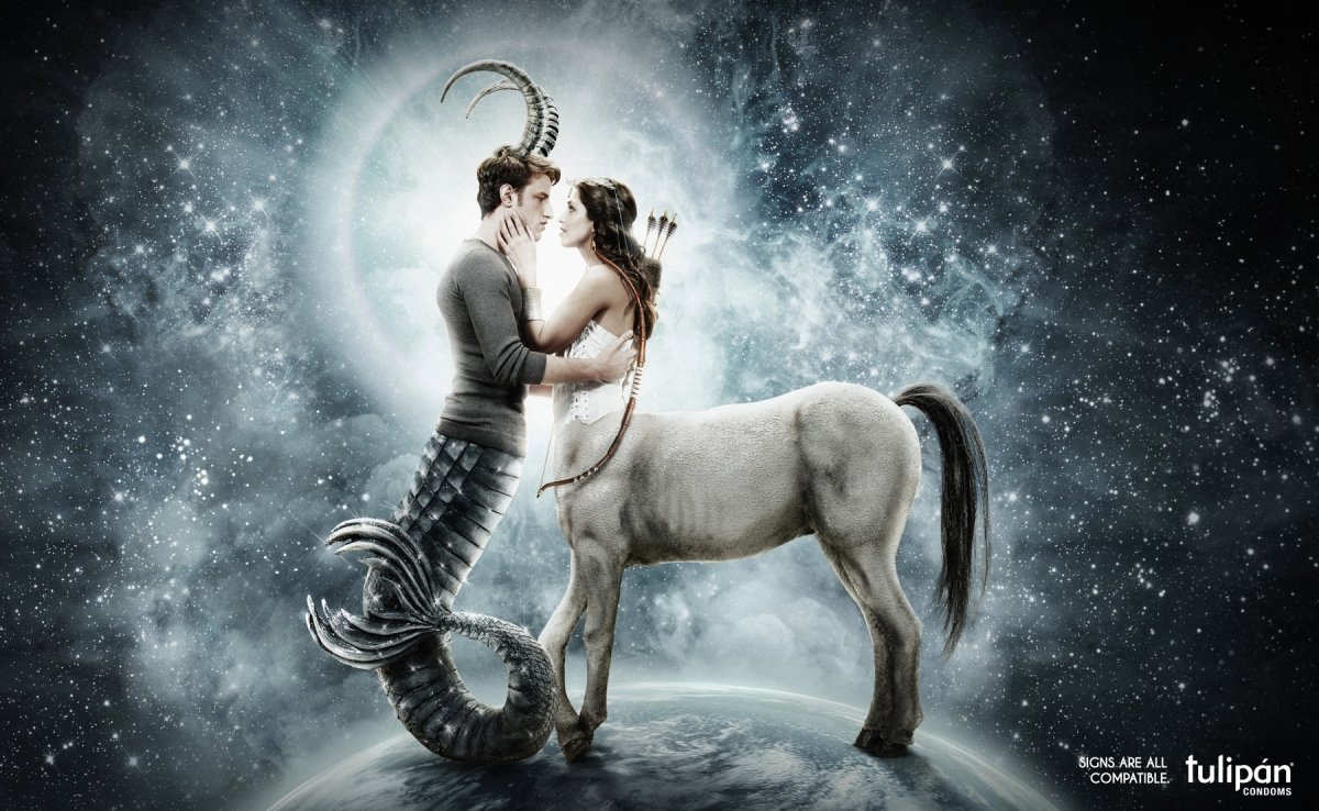 Знаки зодиака Стрелец и Козерог