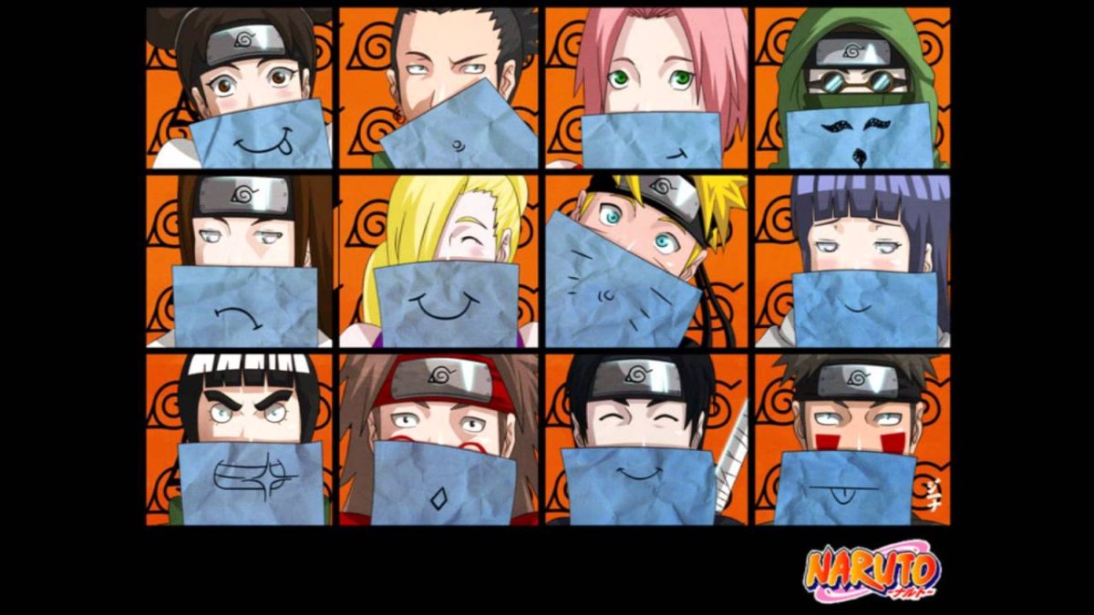 Наруто лица героев