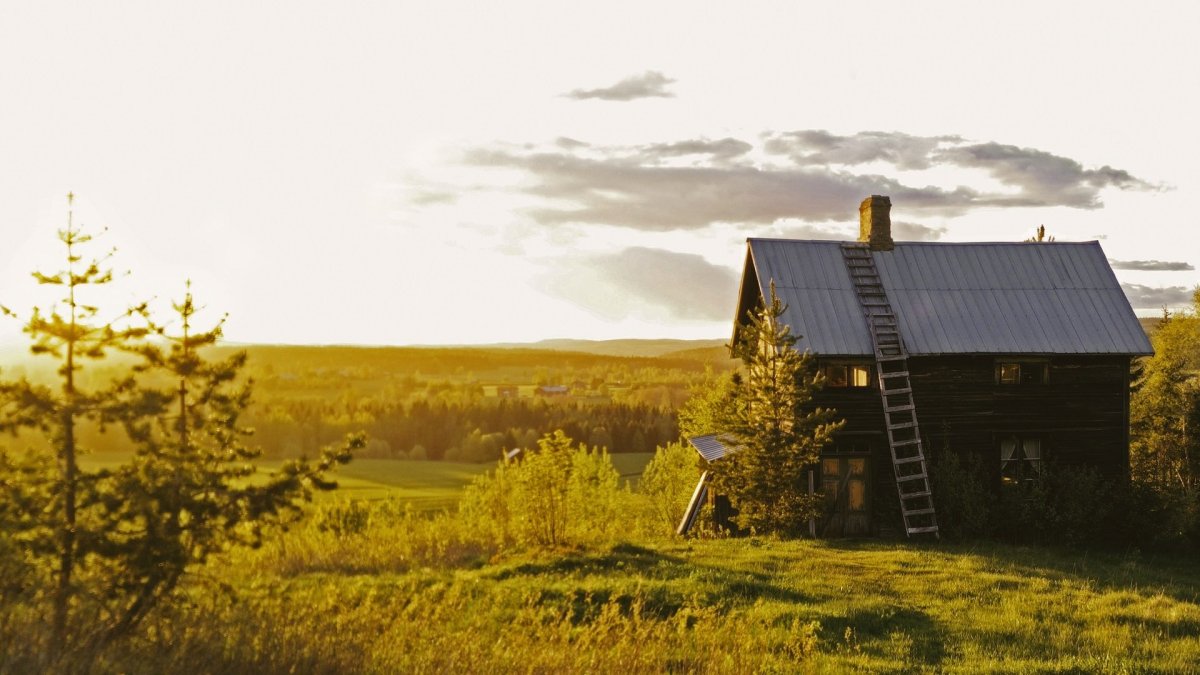 Фон деревня