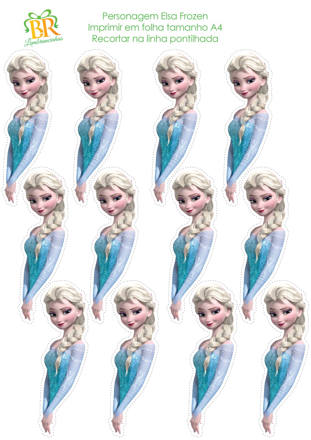 Наклейки Эльза