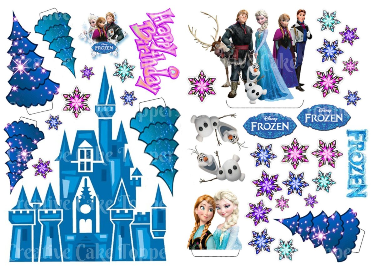 Холодное сердце сахарная печать Анна