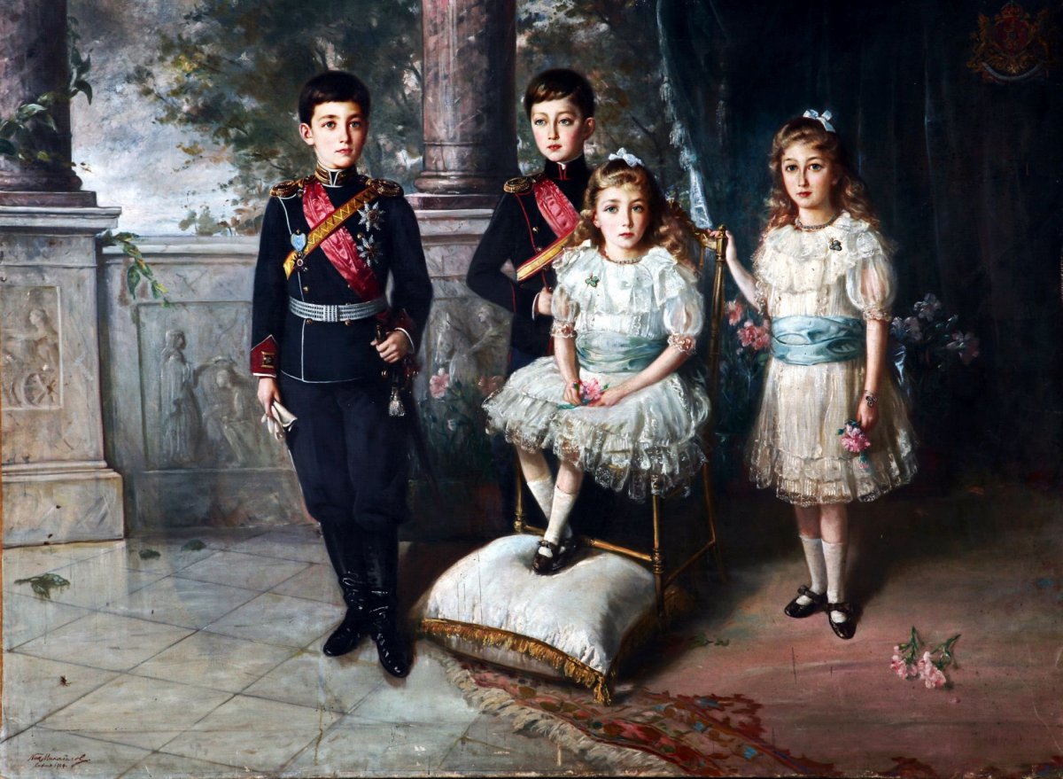 Семейные портреты 19 века царской семьи