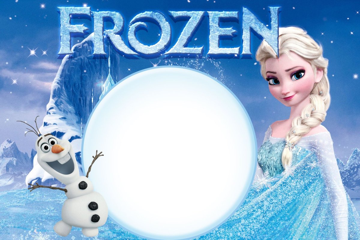 Замок Эльзы для печати