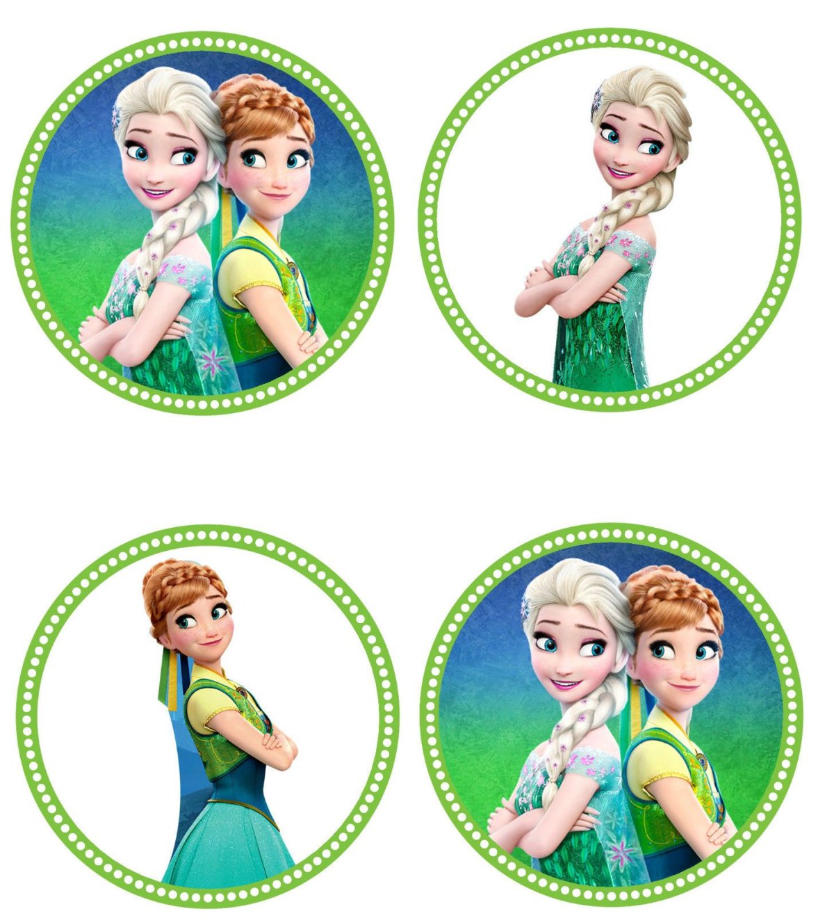 Frozen Эльза сахарная печать