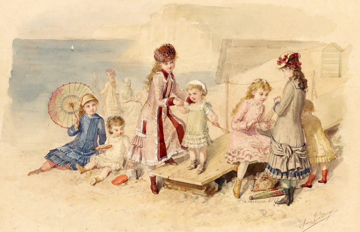 Детская одежда 1860 годов