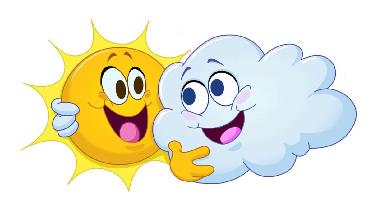 Солнышко и тучка