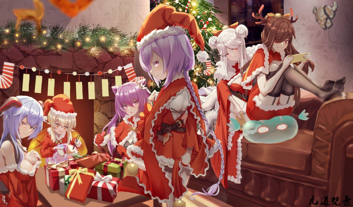 Геншин Импакт аниме Рождество