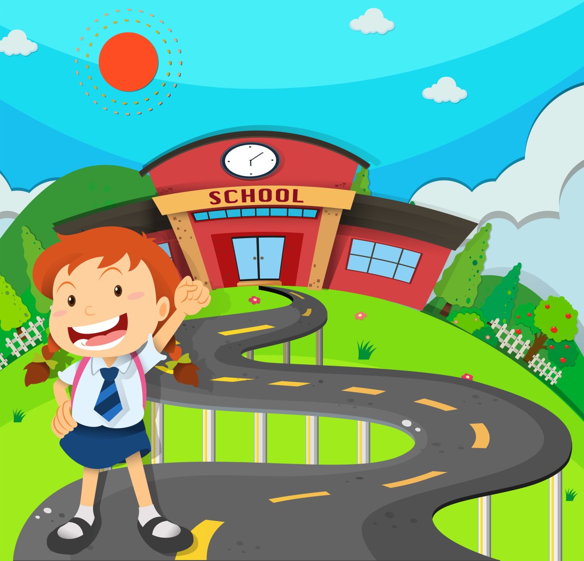 Дорога в школу и домой