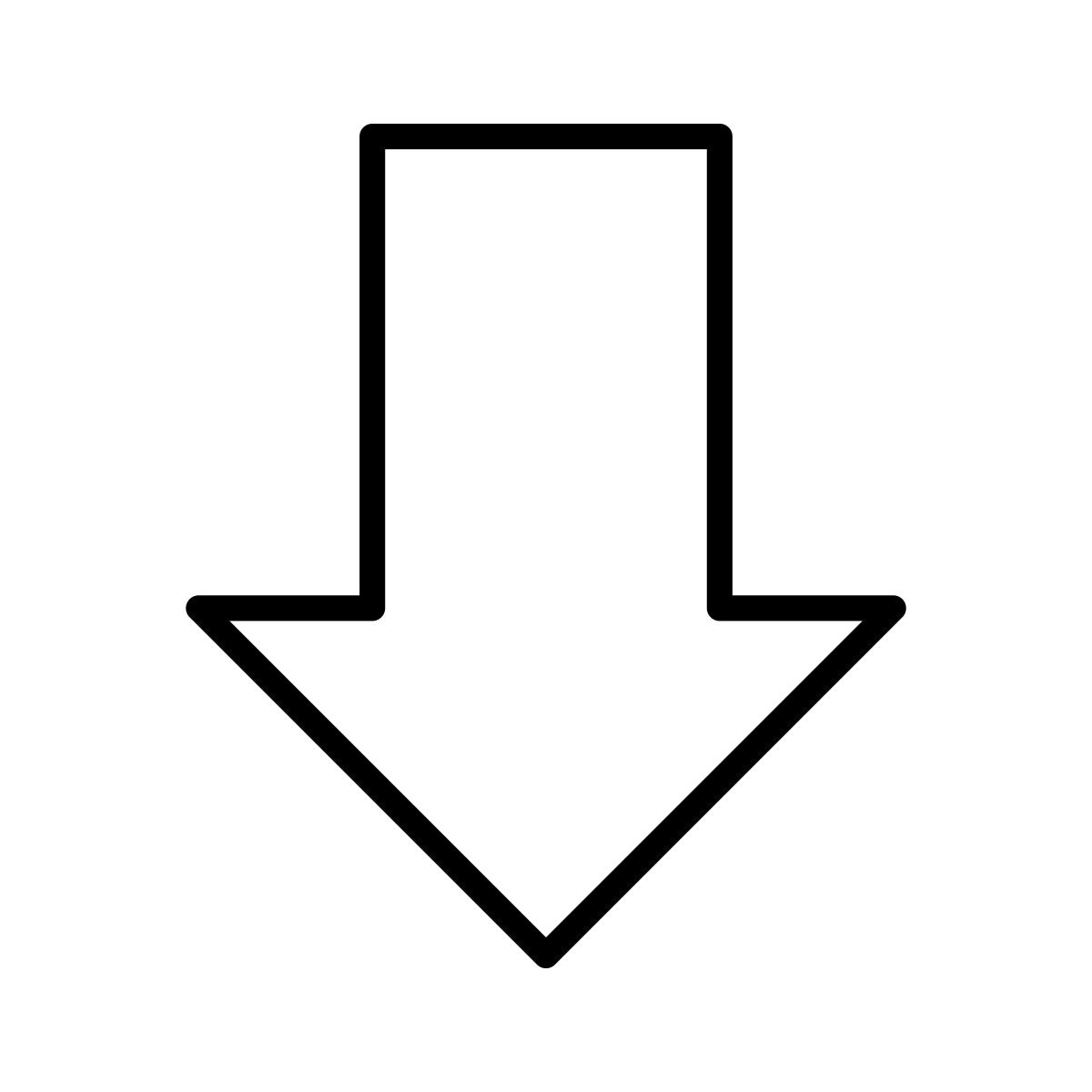 Стрелка вниз