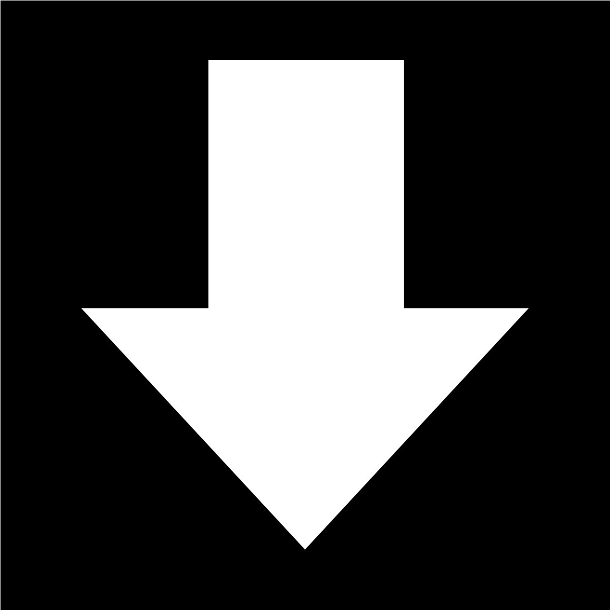 Черная стрелка вниз