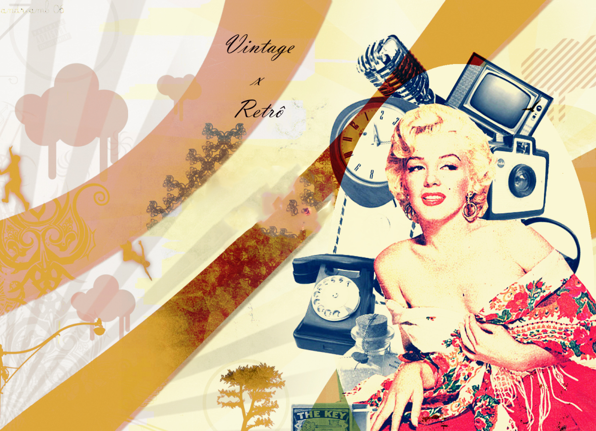 Баннер в ретро стиле