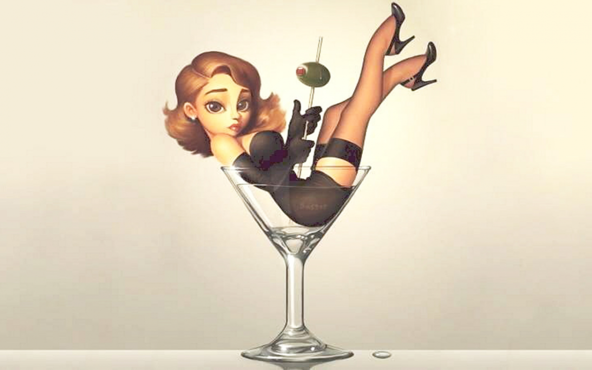 Диснеевские принцессы пьют алкоголь