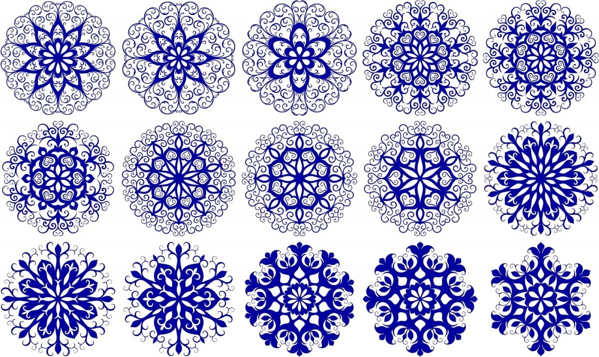 Снежинка вектор