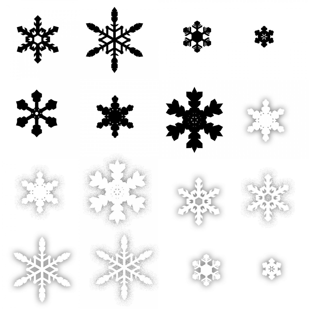 Наклейка - снежинки