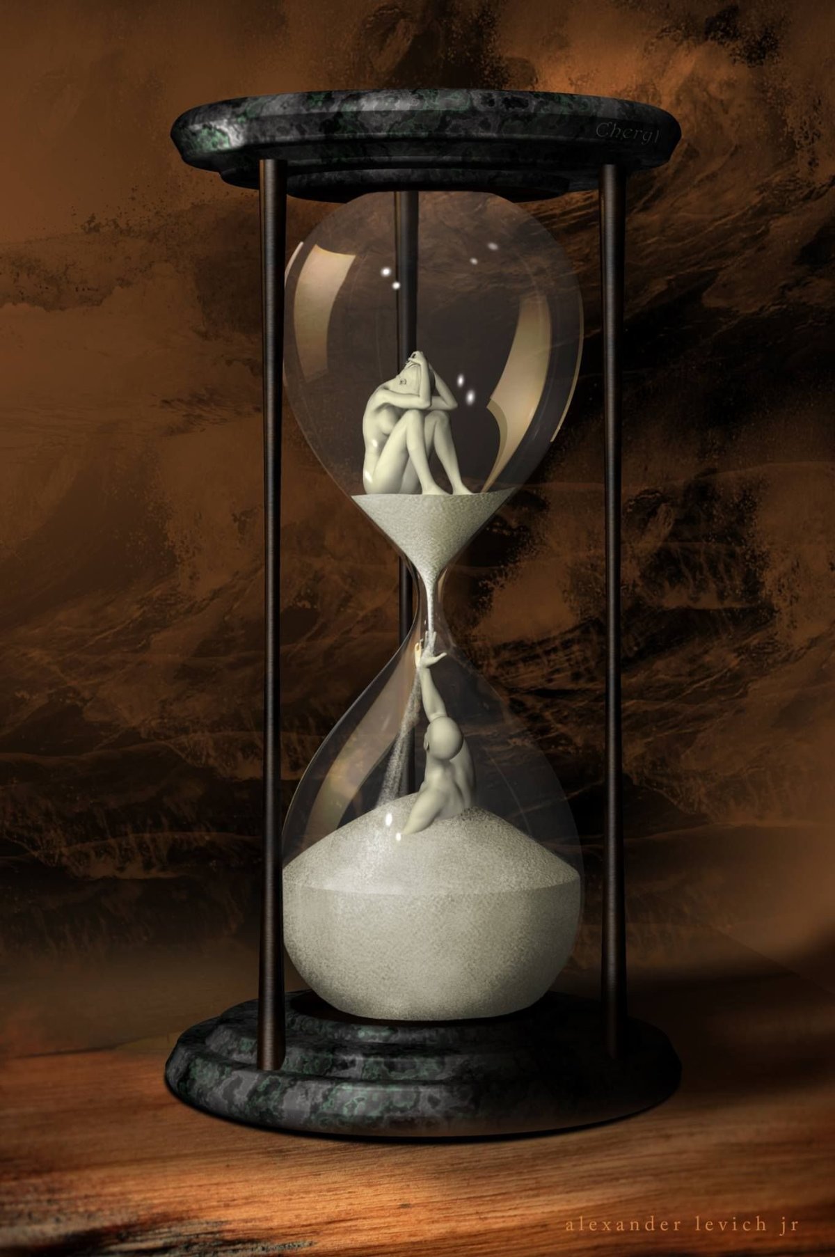 Песочные часы макро