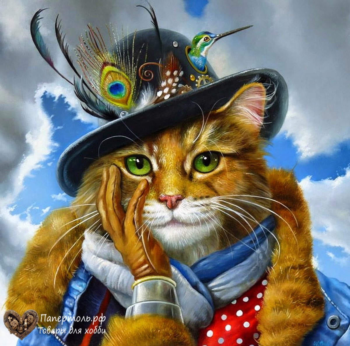 Wim Bals картины кошки