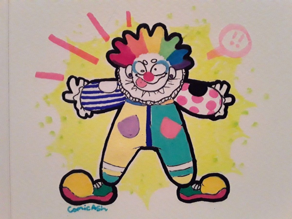 Клоун с цифрами