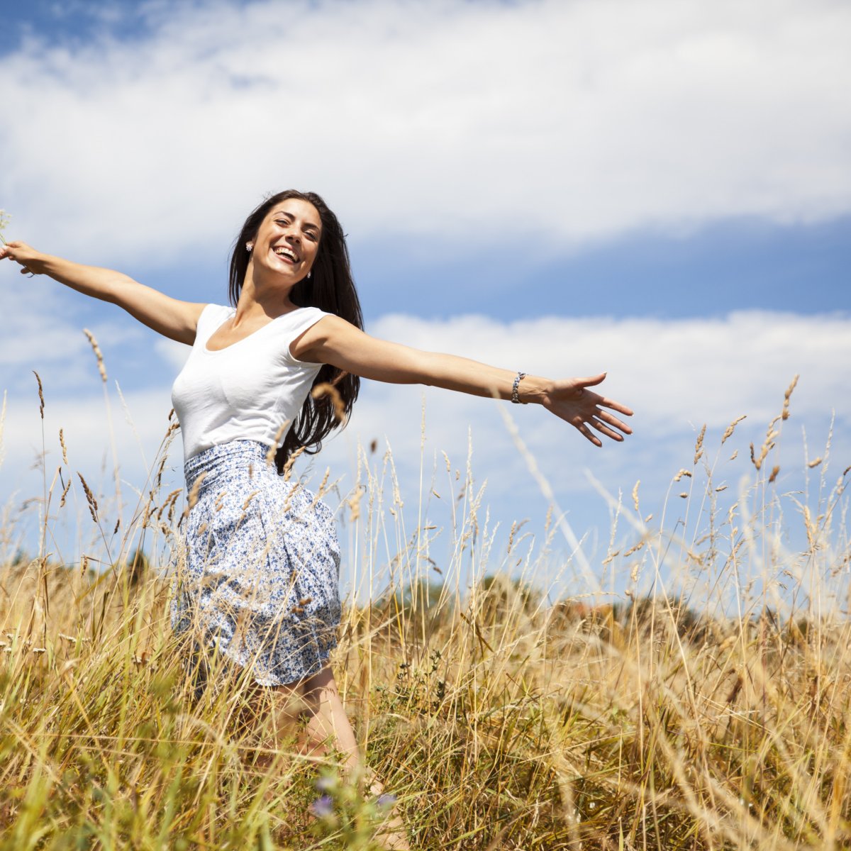 Женщина море счастье