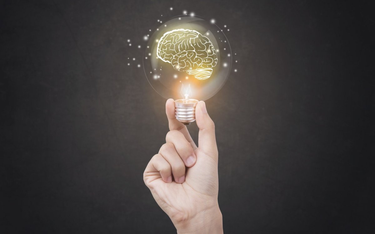 Лампочка в руке