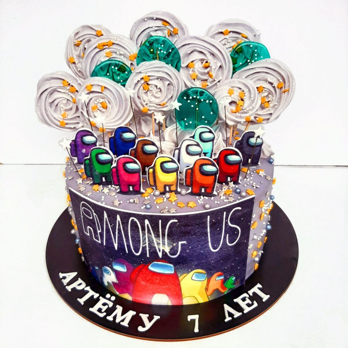 Торт амонг АС among us