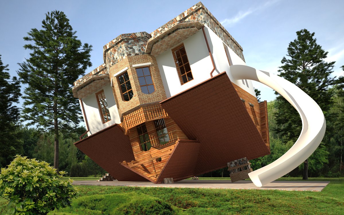 Странный дом (weird House). Альпы.