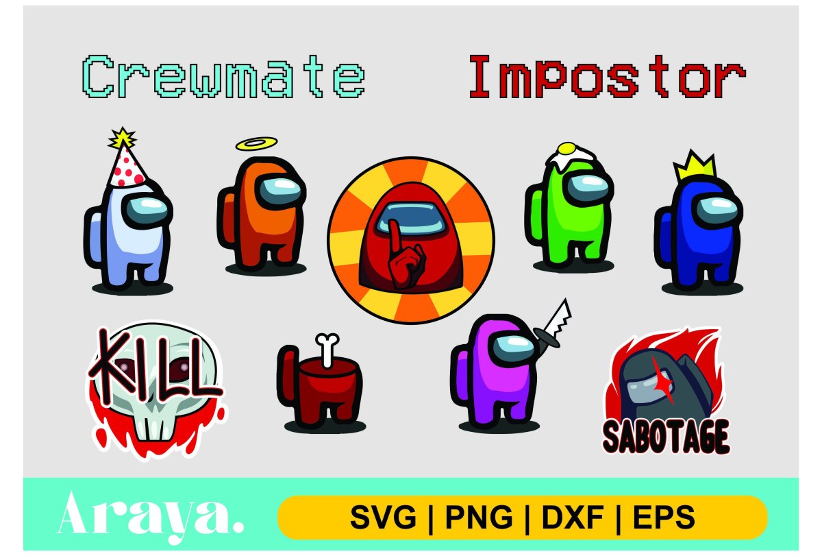 Among us персонажи