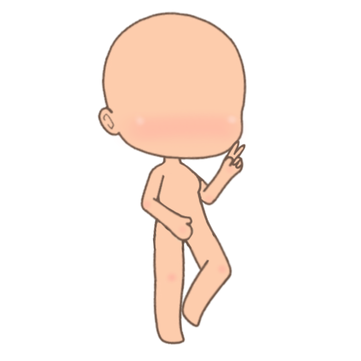 Лысая гача лайф